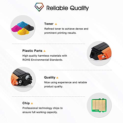 Cool-Toner-Cartucho-de-toner-Compatible-con-para-Usar-en-Lugar-de-Brother-TN423-TN-423-Brother-HL-L8260CDW-HL-L8360CDW-MFC-L8690CDW-MFC-L8900CDW-DCP-L8410CDWNegroCianAmarilloMagentaPack-de-4