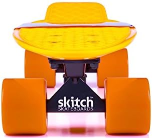 Orange Penny Board Skateboards For Teens – Teen Skateboard Complete Skateboards For All Ages – Skitch 22 Inch Mini Cruiser Board with FREE Skate Tool and Skateboard Backpack