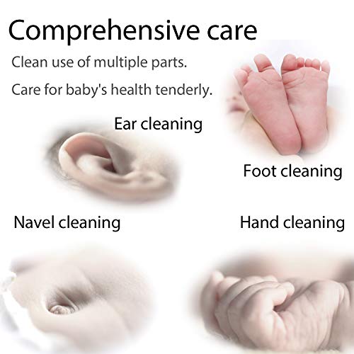 Cotton Swabs (Baby 200 Pcs) - Spiral & Pointed Ends