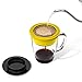 Pour Over Coffee Maker | Built-in Stainless Steel Dripper with Coffee Cup | Temperature Resistant Borosilicate Glass | Reusable Paperless Filter | Ideal for Travel | BPA Free & FDA Approved