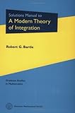 Solution Manual to a Modern Theory of Integration (Graduate Studies in Mathematics)