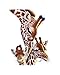 Nudge from Mother Giraffe (Black, Rears) Car and Truck Front and Rear Mats - Set of 4
