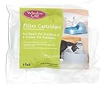 Whisker City Corner Pet Fountain & Small Pet Fountain II Filter Cartridges (4 Pads)