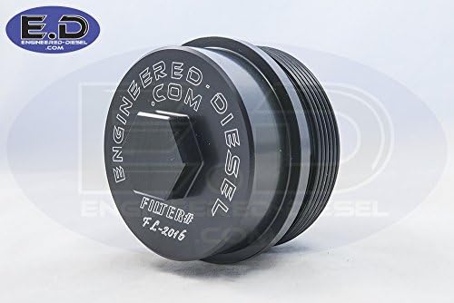 Oil Filter Billet Cap - Engineered Diesel - For filter FL-2016 Powerstroke 6.0L &amp; 6.4L 2003 - 2010