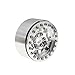 INJORA 4Pcs Silver Metal 1.9 Inch Beadlock Wheel Rim for 1:10 RC Crawler Axial SCX10 90046 90047 TAMIYA CC01 RC4WD D90 D110