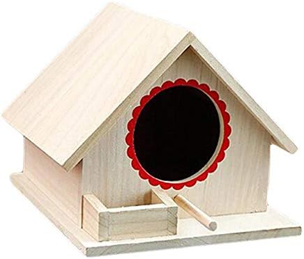 メーカー直送を誇る 激安超特価 Diy 工具 ガーデン Size Size 100 品質保証 B0d92wz2 One 正規品送料無料 Pcソフト 木製の巣箱小さな屋外ガーデンオウム鳥の巣木製バードハウスバードケージペット用品 新作製品 世界最高品質人気 Yjyd 鳥