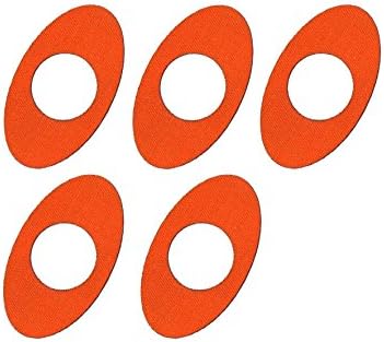 5 Oval Tapes Sticker for Freestyle Libre Sensor (orange)
