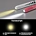 Pen Light, Phileex Nurse Pen Light Medical Penlight with Pupil Gauge for Nurses Nursing Students Doctors White and Pink with Batteries