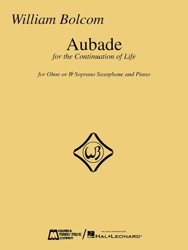 AUBADE FOR OBOE OR B-FLAT    SOPRANO SAXOPHONE WITH PIANO