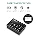 Bototek 8-Port USB Charger Station Fast Desktop Charging Dock for Smartphones, Tablets & Other Gadgets with Multi Devices - Black