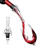 Xummit Stunning Wine Aerator Pourer - Premium Aerating Pourer and Decanter Spout