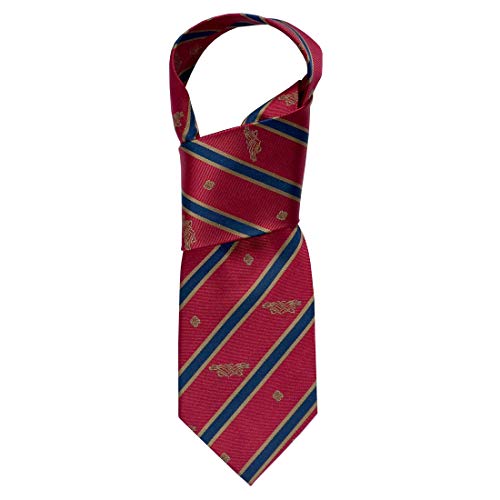 Book of Kells Tie Red & Navy Stripe 100% Silk