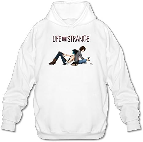 CBOAA Life Is Strange Max And Chloe Men's Funny Hoodies Coat White Misc.