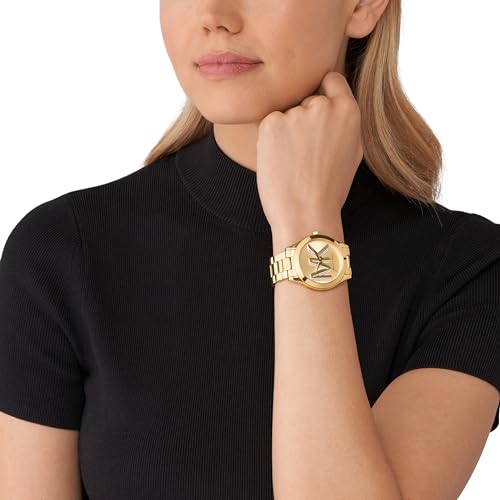 Michael Kors Slim Runway Women's Watch, Stainless Steel Bracelet Watch for Women