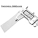 COQOFA 200 pcs PVC Heat Shrink Wrap Bands for 1oz 30ml Glass Dropper Bottles Sealer Clear Perforated