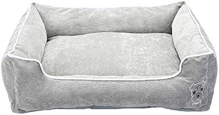 Yiuu Pet Dog Bed Sofa Kennel Soft Keep Warm Corduroy Detachable Washable With Waterproof And Moisture Proof Bottom For Big Medium And Small Dogs,003,M [Energy Class A]