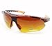 proSPORT Bifocal Sunglasses Tortoise Shell Brown 2.00 Mens Women HD Amber lens Semi Rimless Wraparound
