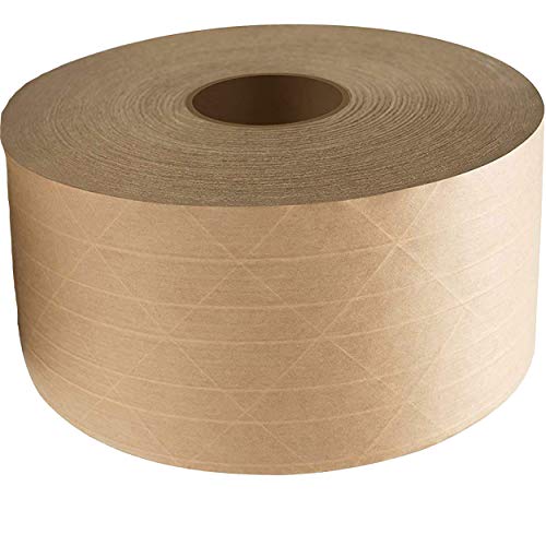 Reinforced Gummed Tape Brown Kraft Paper Roll Water Activated Packing