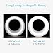 QIAYA Selfie Light Ring Lights LED Circle Light Cell Phone Laptop Camera Photography Video Lighting Clip On Rechargeable