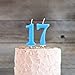 DOBMIT Ice Blue Birthday Candle for Cupcake Smash Cake, Number 1