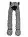 Cartoon Full Animal Hood Hoodie Hat Cap with Paw Mittens Gloves Faux Fur 3 in 1