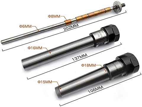 Pen Mandrel Revolving Centre DIY Professional Durable Taper Straight Shank Rotarys Top Steel Wood Turning Accessories Clip for Lathe Machine Parts Tool(Taper Shank)