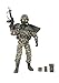 World Peacekeepers Army Men Action Figures: 30-Pt. Full-Motion 12-Inch Army Toys w/ Ninja Grip, M4 Military Carbine, Grenades, Chem Suit & NBC Kit (Marine)