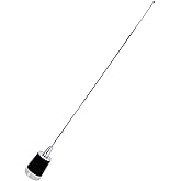 TWAYRDIO NMO Dual Band Antenna, 144MHz VHF and 430MHz UHF Two Way Antenna for Motorola Kenwood Icom Vertex Blackbox HYT Hyter