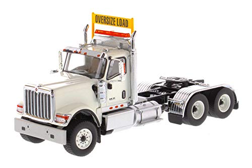 Diecast Masters International HX520 Day Cab Tandem Tractor White 1/50 Diecast Model