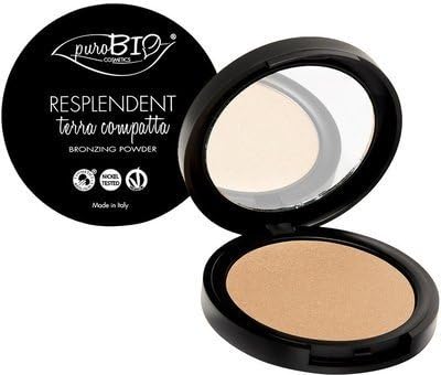PUROBIO - Illuminating Bronzer - Shade 03 - with a Delicate Shimmer Effect - for Soft Contours - Organic, Vegan, Nickel Tested, Made in Italy