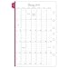 Day-Timer 2019 Planner Refill, 5-1/2” x 8-1/2”, Desk Size 4, Two Pages Per Week, Loose Leaf, Breast Cancer Awareness Pink Ribbon (14210)