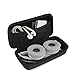 Geekria Shield Headphones Case Compatible with Sennheiser PXC300, PXC250-II, PXC250, Sony WI-XB400, WI-SP600N Case, Replacement Hard Shell Travel Carrying Bag with Cable Storage (Black)