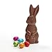 Godiva Chocolatier Milk Chocolate Solid Bunny with Foil Chocolate Eggs Gift Box