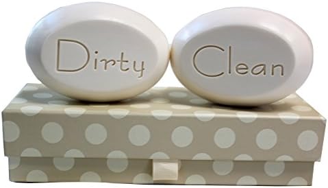 Personalized Scented Soap - Soap Sentiments - Luxury Single Bar Box - Personalized with "DIRTY &amp; CLEAN"