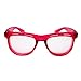 EmazingLights Transparent Flip Up Diffraction Prism Rave Glasses (Red)
