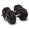 CCLIFE ZERRO Multifunktional Eisen Hanteln Set 2er verstellbar mit Verbindungsstahlrohr Kurzhanteln Langhanteln Hantelset professionell Dumbbell Gewichten