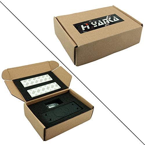 H YANKA Magnet Gun Mount 2-Pack, 43LB Magnetic Gun Holster Concealed Firearms Holder for Pistol, Air Gun, Revolver, Handgun, Rifle in Car, Vehicle, Truck, Desk, Wall, Home, Office