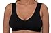 Ladies Front Fastening Velcro Bra Black Size 44