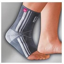 Achimed ACHILLES TENDON SUPPORT WITH ANATOMICALLY SHAPED SILICONE INSERT, Silver, VI, 11-11 3/4 by MEDI-USA