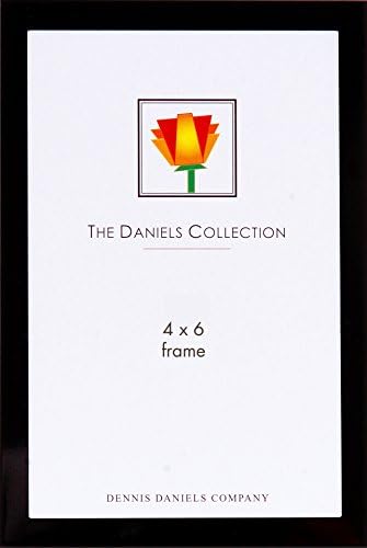 Dennis Daniels Metal Picture Frame, 4 x 6 Inches, Metallic Matte Black