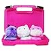Life Made Better Sturdy Toy Storage Carrying Case, Compatible with Pomsies, Holds 3-5 Interactive Toys, Pink