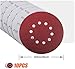 Power PRO 2100-120 Grit -10Pcs 9inch/225mm Sanding Abrasive Discs, Sandpaper for Drywall Sander and Polisher, 1 Set with 10 Vent Holes (120 Grit)