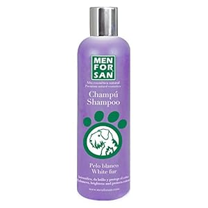 MENFORSAN Champú Perros Pelo Blanco – 300 ML