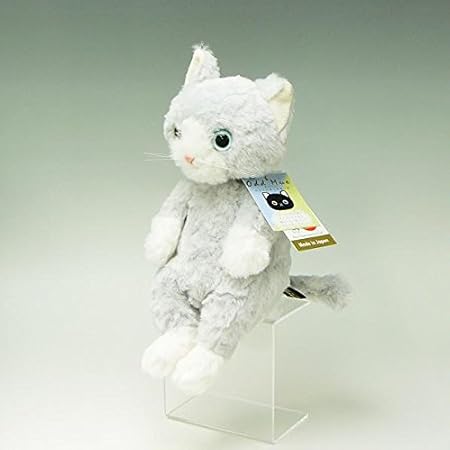 Amazon 童心オリジナル 日本製 オッド ミュー ソックス ぬいぐるみ ネコ 高さ26cm グレー ぬいぐるみ おもちゃ