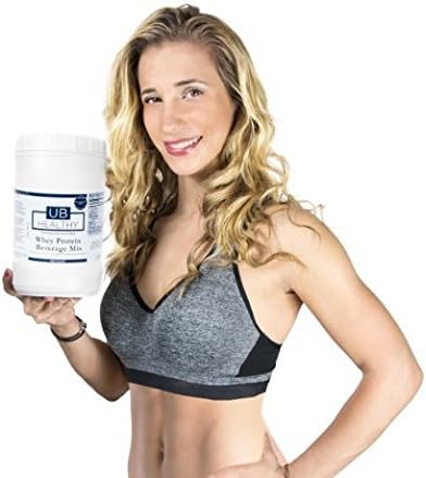 U-B Healthy New Zealand Chocolate Whey Protein Beverage Mix (Less than 100 Calories per Serving)- 600GM, Chocolate