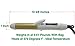 2-in-1 Mini Hair Straightener Travel Flat Iron/Curling Iron Dual Voltage 374 Degree Temperature Nano Titanium - Insulated Carry Bag Included