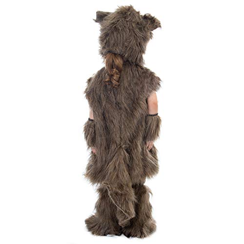 Furry Wolf Children's Halloween Costume Werewolf Dress Up Set for