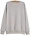 UGET Women's Long Sleeve My Neighbor Totoro Sweatshirt Pullover Shirt Tops (Gray, X-Large)