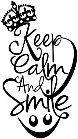 Spb87 Keep Calm And Smile Hobby Jeu Cœur Vie De La Famille Amour