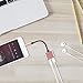LABOL 2 in 1 Dual Headphones Adapter Compatible with iPhone 7/7 Plus / 8/8 Plus/X – Charge and Listen to Music – Rose Goldthumb 2